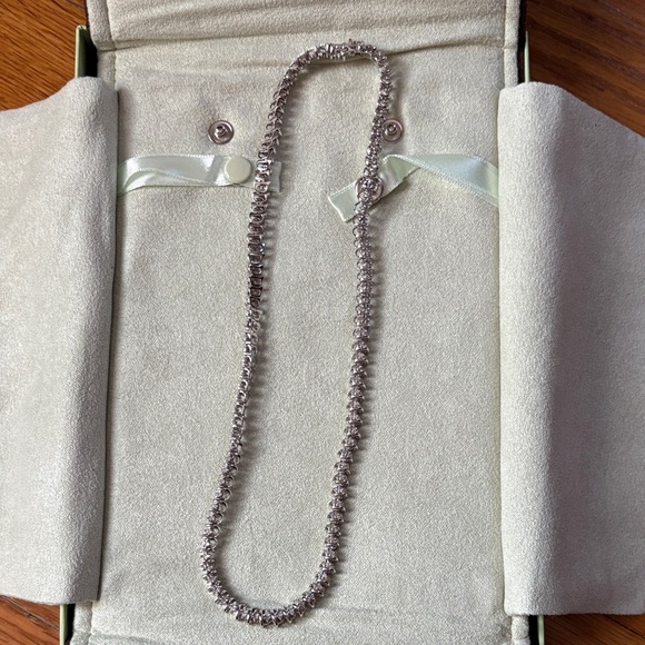 Ross-Simons Elegant Silver Necklace - Picture 1 of 6
